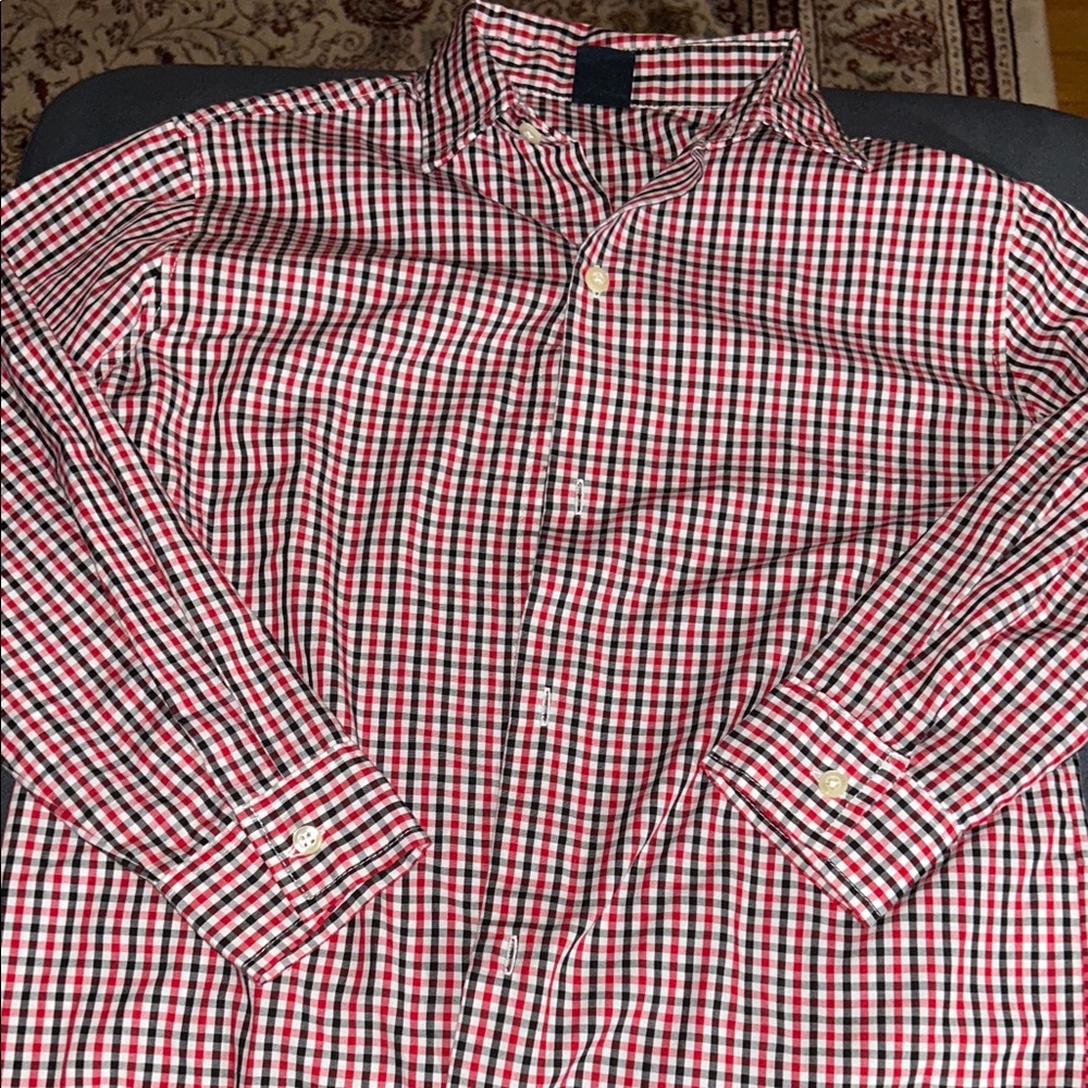 Boys Red and Black Checkered Shirt